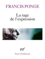 Couverture du livre La rage de l'expression