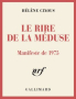 Le rire de la méduse (couverture)