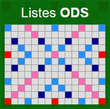 Listes de mots utiles au scrabble