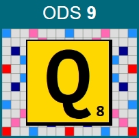 ODS9 - nouveaux mots avec Q