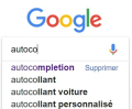 AUTOCOMPLÉTION