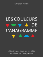 Les couleurs de l'anagramme (couverture)