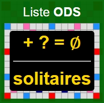 Solitaires en 7 lettres