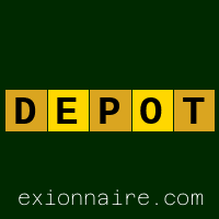 Définition DÉPÔT