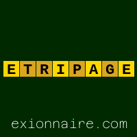 Définition ÉTRIPAGE