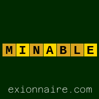 Définition MINABLE