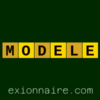 Mots MODÈLE et MODELÉ