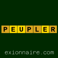 Conjuguer PEUPLER