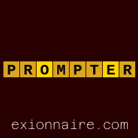 PROMPTER - Définition et conjugaison